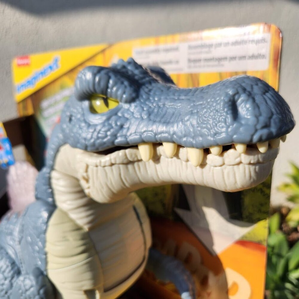 NEW Fisher-Price Imaginext LARGE Jurassic World Dinosaur Spinosaurus Toy - Picture 7 of 15